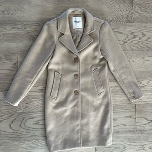 Abercrombie & Fitch Women's Wool Blend Long Coat